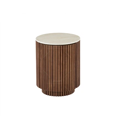 Рифленый керамический столик